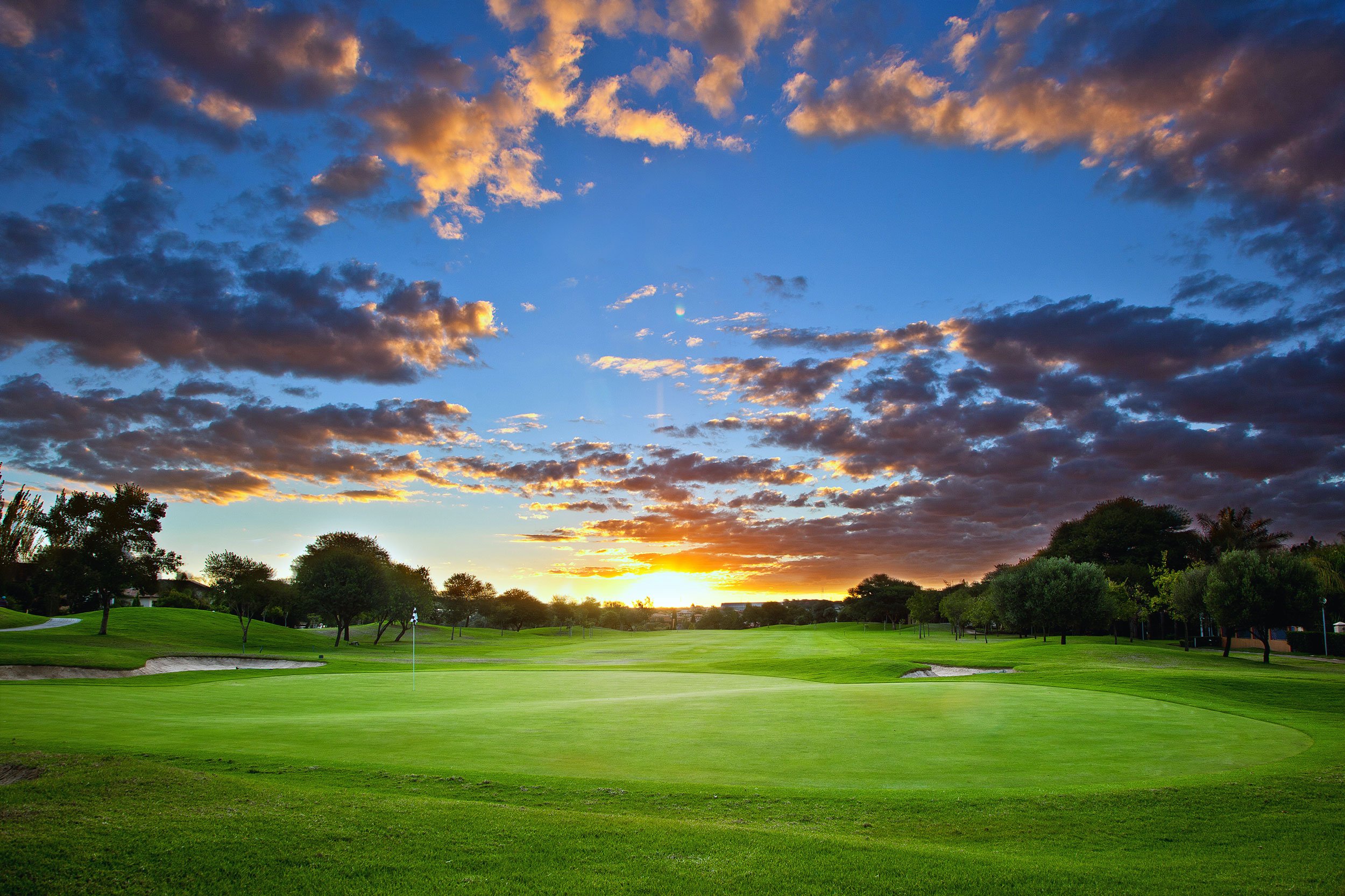 Sky Above A Golf Course